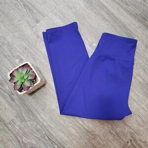 Old Navy * Cobalt Blue Go Dry Crop Leggings Sz M
